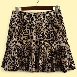 Tail Golf Leopard Print Mini Skirt